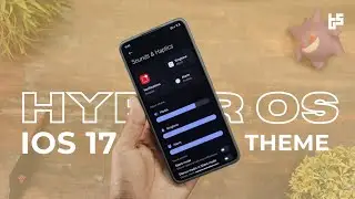 Hyper Os iOS 17 Theme 🔥 Complete System UI Change & Lockscreen | Best Hyper Os Theme April 2024