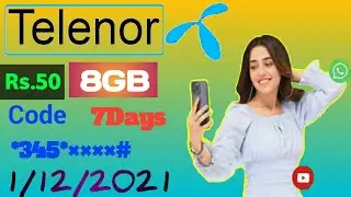 Telenor sabse Jyada naya package Sasta trainer My Telenor  internet 7Das