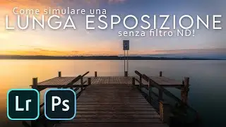 Come simulare una LUNGA ESPOSIZIONE senza FILTRO ND! Metodo serie di immagini Photoshop | Tutorial