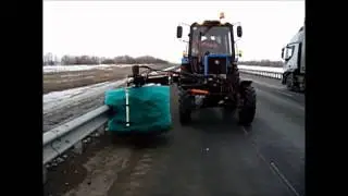 Щетка для барьерных ограждений - Щмель-1  (2 часа без дозаправки)