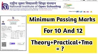 Nios Minimum Passing Marks For 10 And 12 | Task Is Helping (NIOS) 