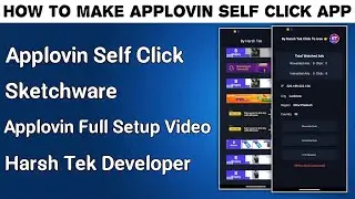 Applovin Ads Self Click Swb In Sketchware | Earning App Applovin Ads | Self Click Swb Harsh Tek