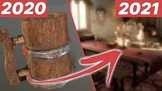 My Progress in 3D Art for 1 Year | 2020 - 2021 | Environment Art