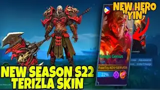 NEW SEASON S22 SKIN REWARD AND THE NEW HERO IN ADVANCE SERVER | MLBB 2021