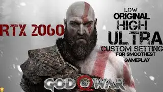 GOD OF WAR PC | RTX 2060 + i5 8600K | RTX DLSS  | All Settings & Best Settings PC Test