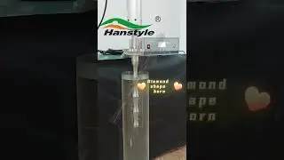 Hanspire High Efficiency 20KHz Ultrasonic Homogenizer Industrial Scale With Diamond Shape Horn