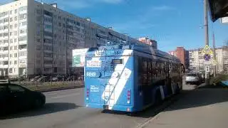 Питерским троллейбусам провода не нужны...