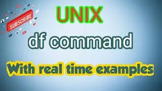 df command || unix Telugu || Live examples || df command uses in real time || 2021