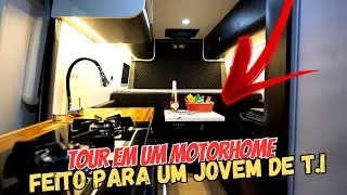 TOUR EM UMA SPRINTER 313, FOI MONTADA PARA UM JOVEM QUE ATUA NA ÁREA DE TECNOLOGIA DA INFORMAÇÃO.
