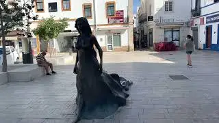VLOG DE TROTINETE NA CIDADE DE OLHÃO  |ALGARVE PORTUGAL | Quase  cai |