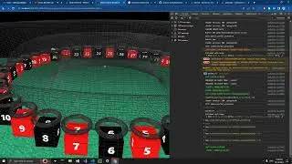 Create physics 3d roulette  - Prepare roll wheel fields  part 5