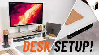 First Standing Desk Setup & Desk Accessories!