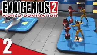 ENTRENANDO BOTONES Y SE INFILTRAN AGENTES - EVIL GENIUS 2 #2 | Gameplay Español