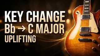 Uplifting Key Change Backing Track | Bb Major to C Major