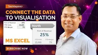 Connect the data to your data visualisation in Microsoft Excel