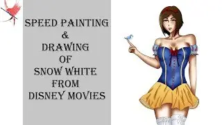 Speed Drawing: Snow White From Disney