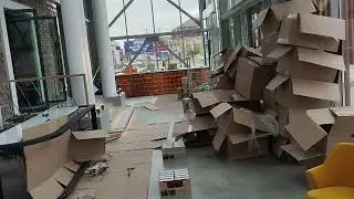 Кладка стекло блоков