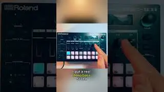 Etherial pads and deep bass for liquid DnB #dnb #drumnbass #liquiddnb #dawless  #roland #mc101