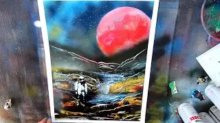 LIVE PAINTING (NO EDITS) - Spray paint art
