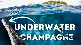 Aging Champagne Underwater