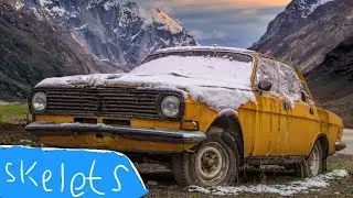 Заброшенные машины , автобусы , грузовики в разных жутких местах 🏚️😯