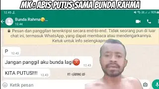 ABIS PUTUS SAMA BUNDA RAHMA..