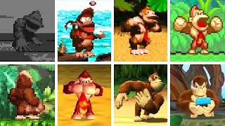 Evolution Of Donkey Kong Idle Animations (1994-today)