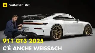 Nuova PORSCHE 911 GT3 2025 | C'è anche WEISSACH. Da 215.000 euro