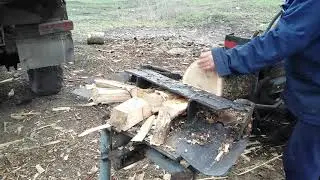 мощный дровокол