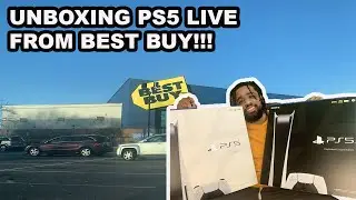 UNBOXING PS5 AND ACCESSORIES FROM BESTBUY DROPS!!!