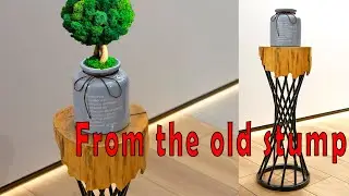 Creative DIY plant stand idea for inspiration / Креативная идея подставки