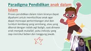 Review Jurnal || Ispi Aspia NIM: C2186207006 || Paradigma islam Tentang Pendidikan Anak