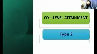 CO attainment for type 2 - 80+20+25 termwork