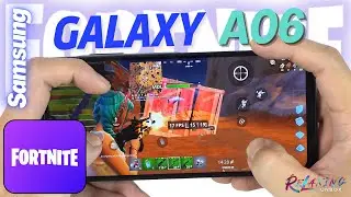 Samsung Galaxy A06 Fortnite Mobile Gaming Review | FPS & Battery Drain test