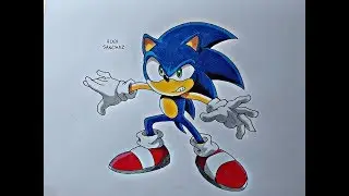 Como Dibujar a Sonic | How To Draw Sonic | Sonic X | ALEX STAR