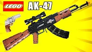 LEGO AK 47 Assault Rifle Blaster and MORE!