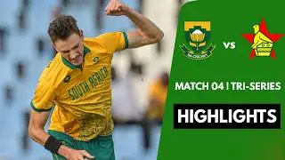 South Africa vs Zimbabwe Full Highlights  Match 04 Tri-Series  2026 | SA vs ZIM