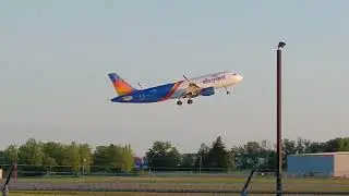 Allegiant Air A320S Departure from SYR rwy 28
