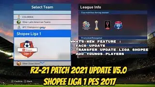 RZ-21 Patch 2021 Update V5.0  LIGA 1 PES 2017