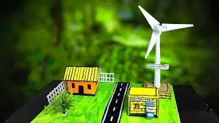 How to make a working model of wind turbine || Assam Make Stuff