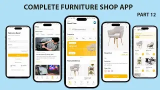 Part 12 | Profile Screen UI |  Complete Flutter Furniture Shop App | Provider | Speed Code  | 2025