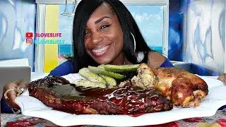 Rotissirie Chicken & Ribs Mukbang