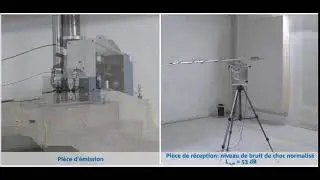L'isolation acoustique d´une volée d'escalier isolée avec une bande élastomère classique
