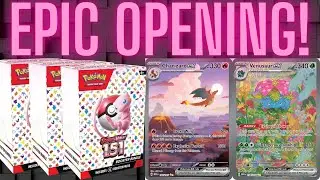 Epic Pokemon 151 Booster Bundle Opening