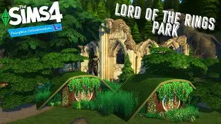 LORD OF THE RINGS PARK  | The Sims 4 | Speed Build | #SIMSFAIRYTALECOLLAB
