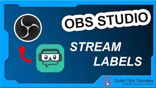 📛 Cómo poner Stream Labels en OBS Studio - Cómo poner último seguidor en OBS | 