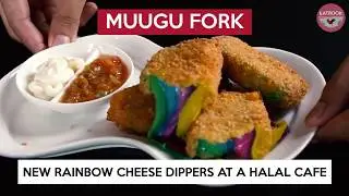New Rainbow Cheese Dippers At A Halal Cafe At Bugis | Muugu Fork