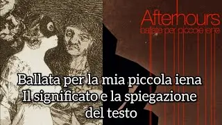 Ballata per la mia piccola iena significato testo spiegazione Afterhours | Femme fatale nell'Arte