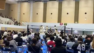 プロレス団体DRAGONGATEさんの試合で越野翔子さんのバックダンサーとして踊らせていただきました！！