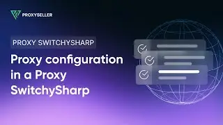 Proxy configuration in a Proxy SwitchySharp extension
